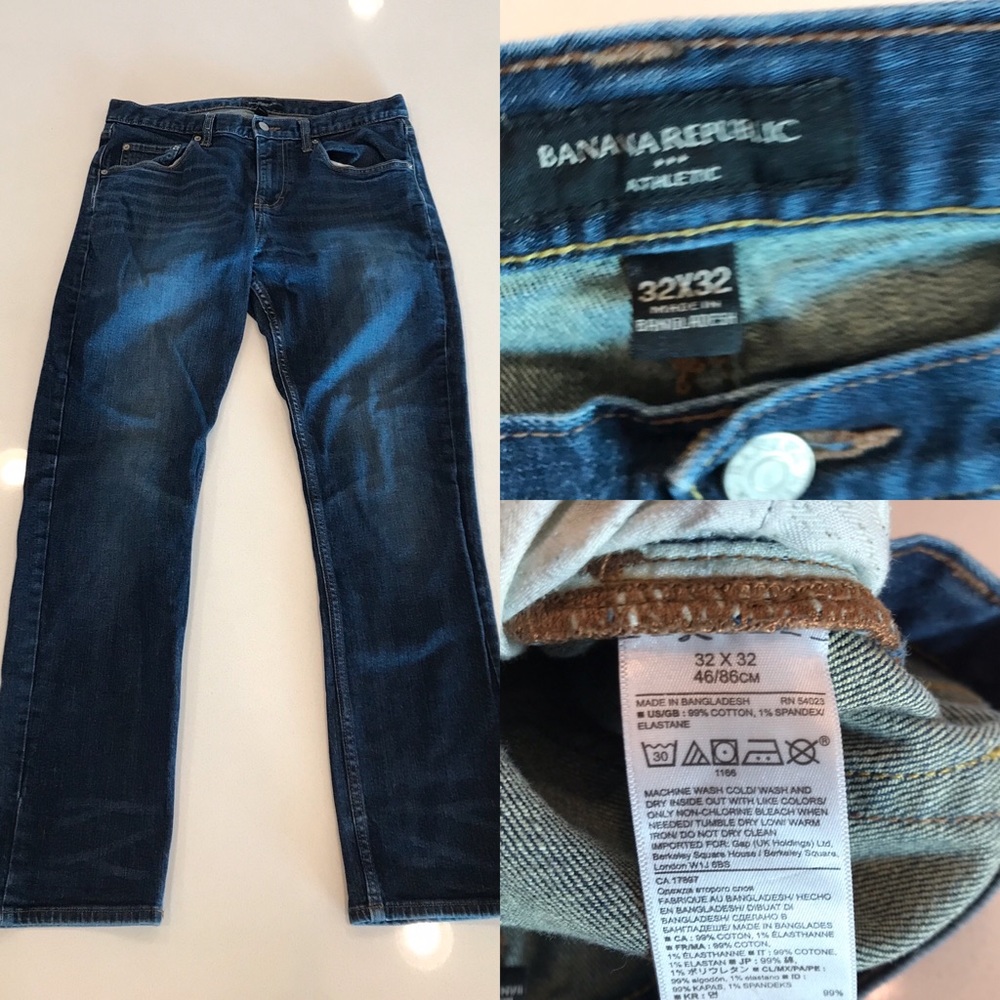 Men’s Banana Republic athletic jeans